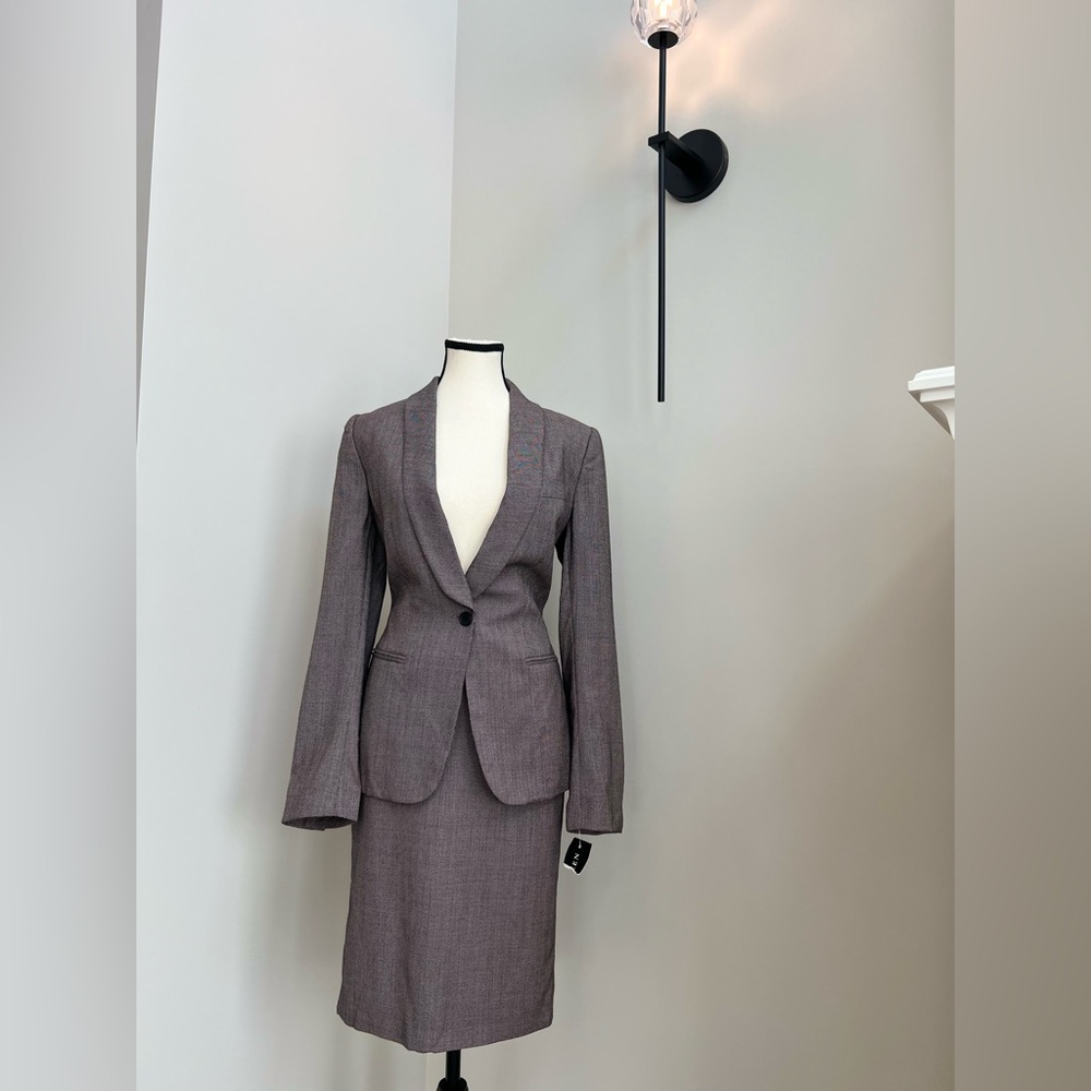 New Rare Vintage Alexander McQueen F/W 1998 “JOAN” Collection Skirt Suit
